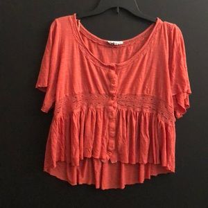 Orange flow shirt